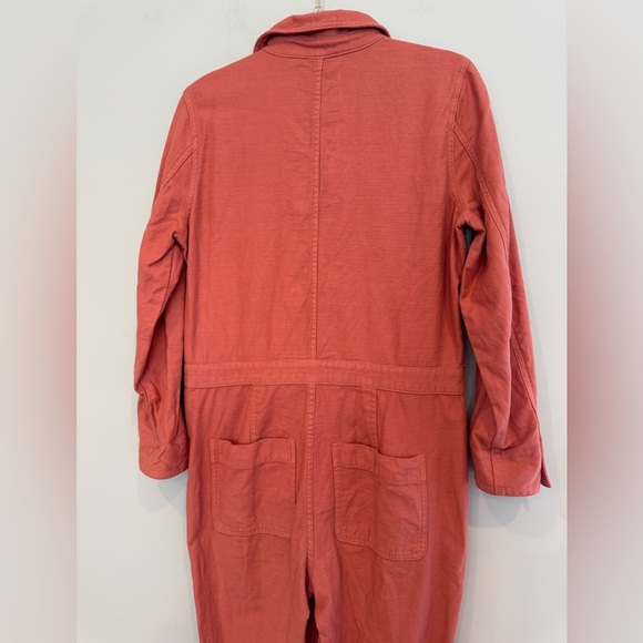 Madewell Zip Pocket Coverall Jumpsuit Rose Dust Size M - Picture 10 of 10